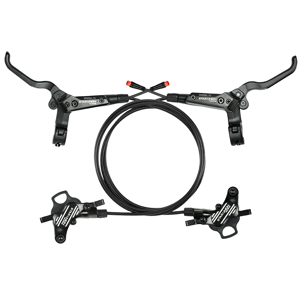 Star Union 220PYD Pro Electric Hydraulic Disc Brake System - E-Bike Brake with Electric Assist